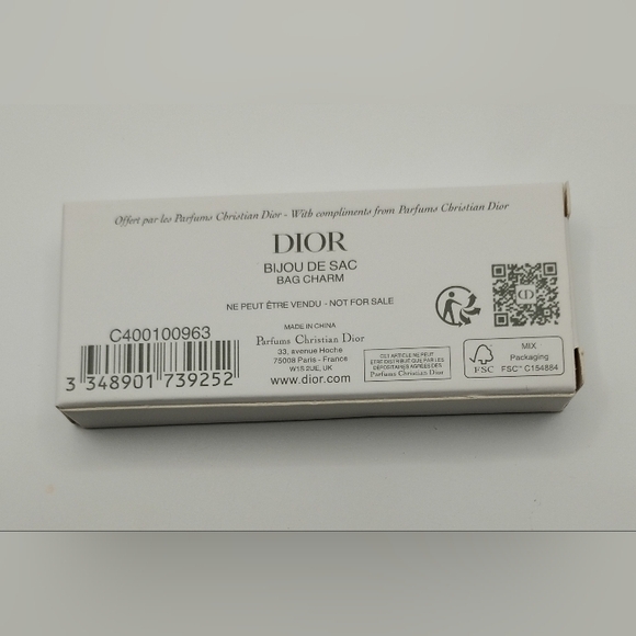 Dior Gold J'adore Charm Key Holder - Picture 5 of 5